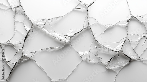 crack in a sheet of glass, ...