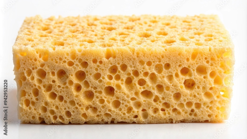 Sponge with a porous texture surface, sponge, porous, texture, microfiber, cleaning tool, household Sponge with a porous texture surface, sponge, porous, texture, microfiber, cleaning tool, household