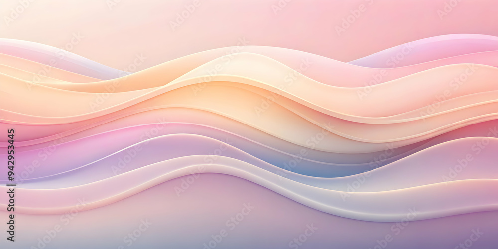 Pastel Dreamwaves: Serene pastel hues blend seamlessly in this abstract background, forming gentle, flowing waves. Pastel Dreamwaves: Serene pastel hues blend seamlessly in this abstract background, forming gentle, flowing waves.