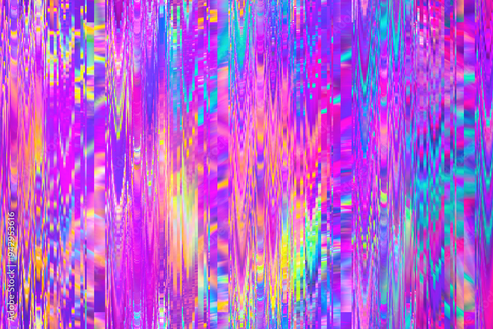 Abstract pink, purple, blue background texture with interlaced digital ...
