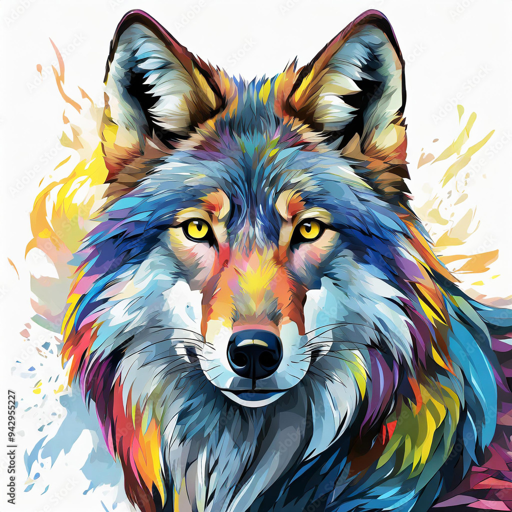 wolf head illustration wolf head illustration