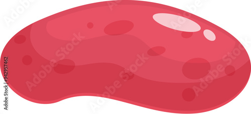 Juicy cut of red meat is ready to be cooked into a delicious meal