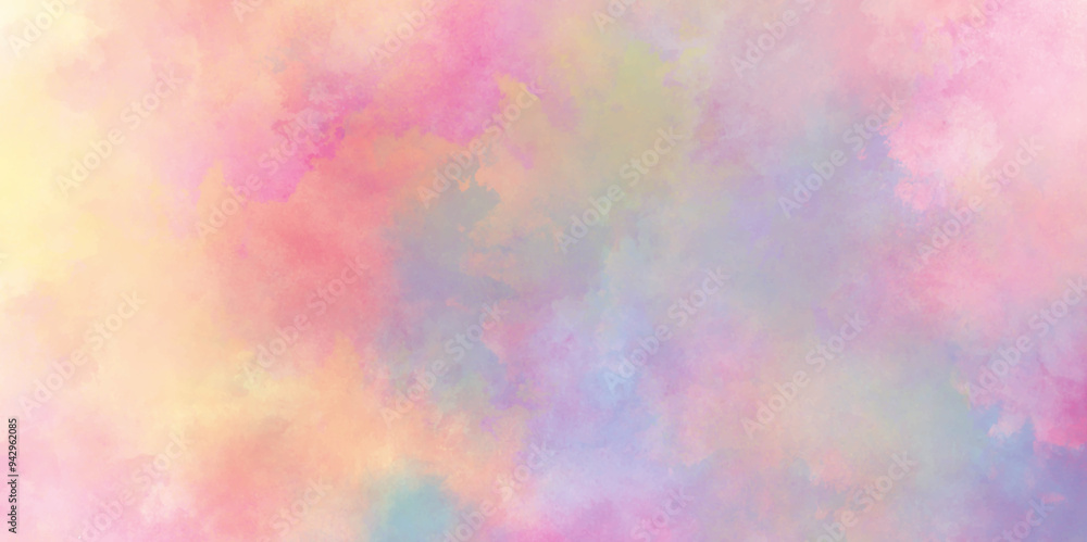 pastel watercolor paper textured illustration with splashes, Creative paint gradients multicolor watercolor background, splashes and stains for presentation and cover, Colorful and acrylic Rainbow. pastel watercolor paper textured illustration with splashes, Creative paint gradients multicolor watercolor background, splashes and stains for presentation and cover, Colorful and acrylic Rainbow.