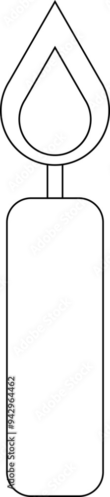 candle loy kratong festival outline candle loy kratong festival outline
