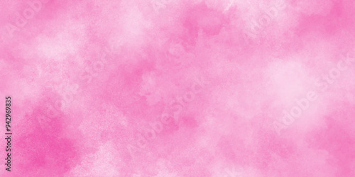 Pink watercolor abstract background texture with stains, polished and empty smooth Watercolor background texture soft pink, Light pink abstract watercolor background with paper texture and stains,