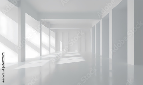 empty white room