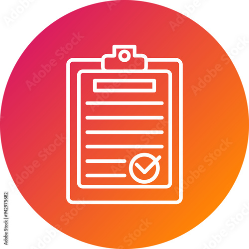 Approval Vector Icon Design