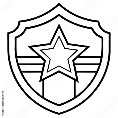 VeteransDay line art vector white background