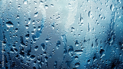 Abstract background with water drops and bubbles