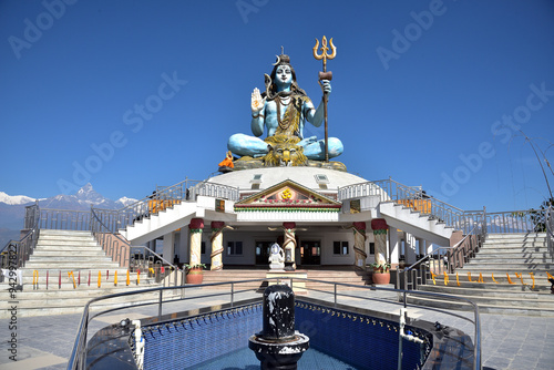 Pumdikot Shiva Statue is the most famous landmark in Kaski District of Gandaki Province, Nepal
 photo