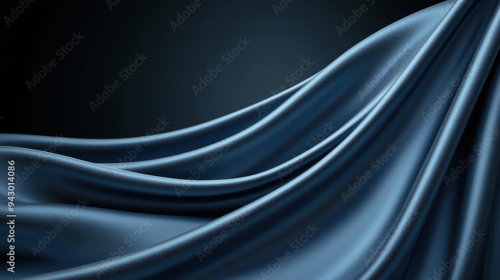 Soft blue fabric drapes elegantly, creating sense of calm and sophistication. smooth texture and gentle folds evoke feeling of luxury and tranquility. Soft blue fabric drapes elegantly, creating sense of calm and sophistication. smooth texture and gentle folds evoke feeling of luxury and tranquility.