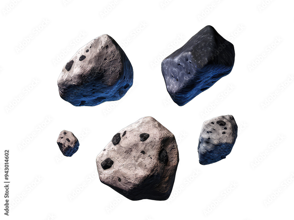 stone isolated on white background stone isolated on white background