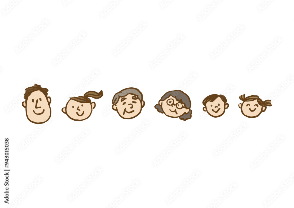家族の顔 家族の顔