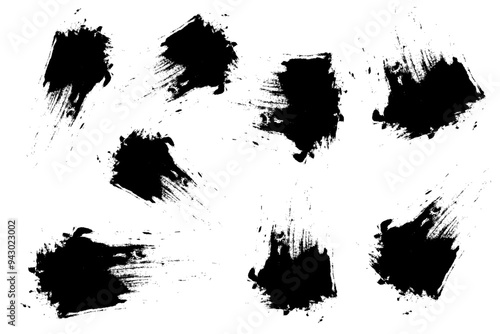 Manchas Abstractas Pequeñas en Formato Vectorial