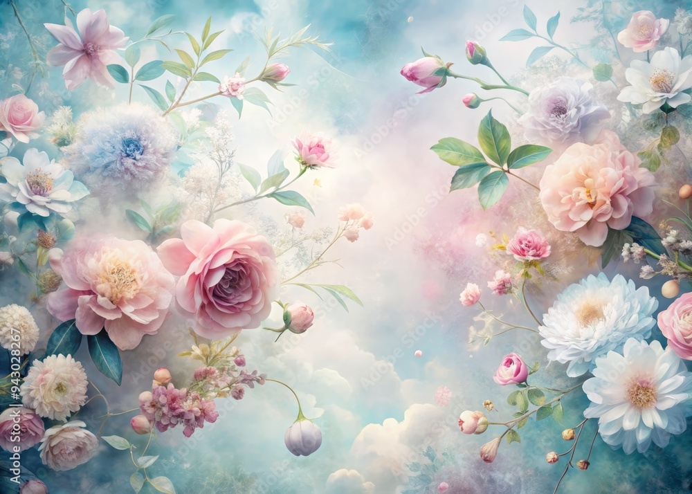 Ethereal Organic Nature Inspired Web Elements Blooming Floral Patterns Delicate Watercolor Faded Pastel Hues Soft Focus Whimsical Vintage Typefaces Whispy Clouds Ethereal Organic Nature Inspired Web Elements Blooming Floral Patterns Delicate Watercolor Faded Pastel Hues Soft Focus Whimsical Vintage Typefaces Whispy Clouds