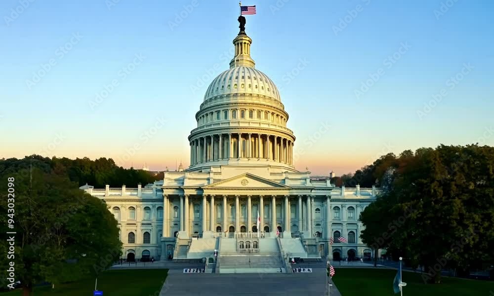  United States Capitol building in Washington DC