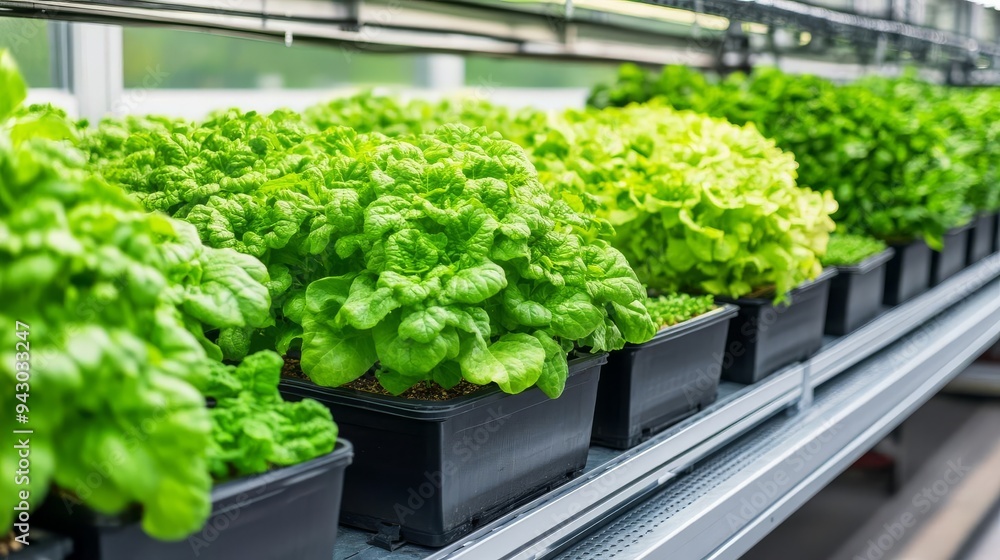Industrial assembly of vertical farming systems in a modern factory, urban agriculture, innovative farming Industrial assembly of vertical farming systems in a modern factory, urban agriculture, innovative farming