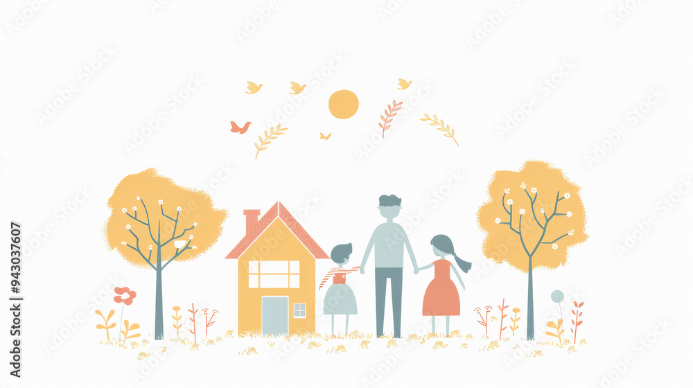 家族のイラスト