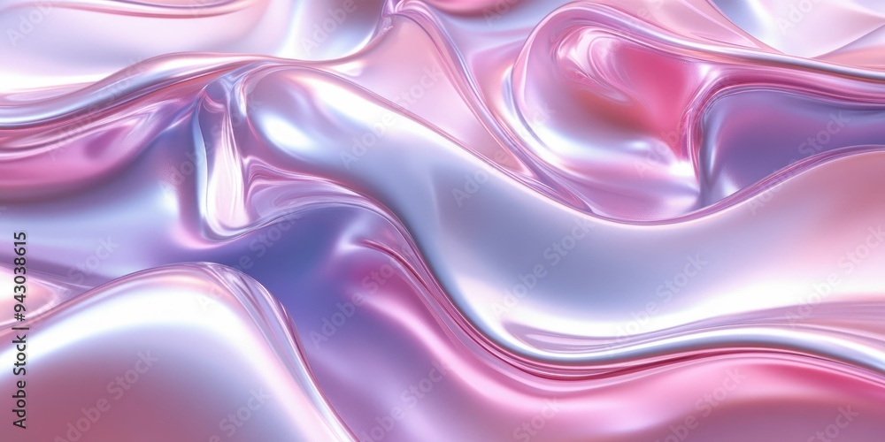 Obraz premium Abstract Liquid Swirls with Pink and Purple Hues