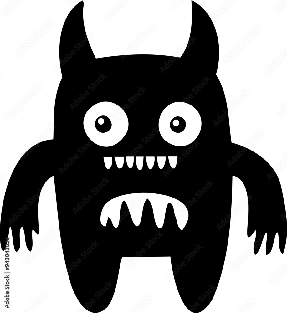 Fototapeta premium cartoon monster