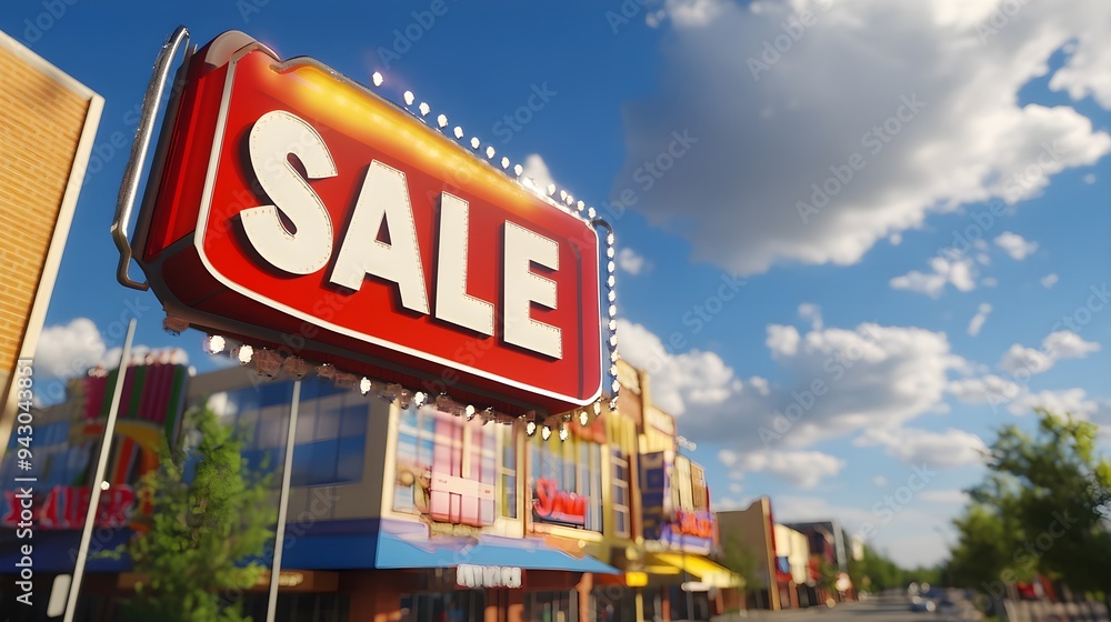 SALE in 3D on a colourful banner frame for sales promotion.. SALE in 3D on a colourful banner frame for sales promotion..
