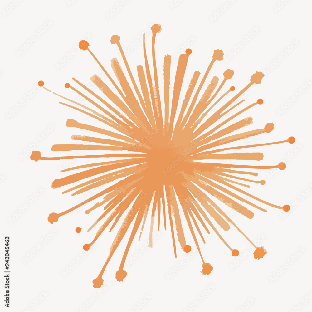 Obraz premium firework illustration vector