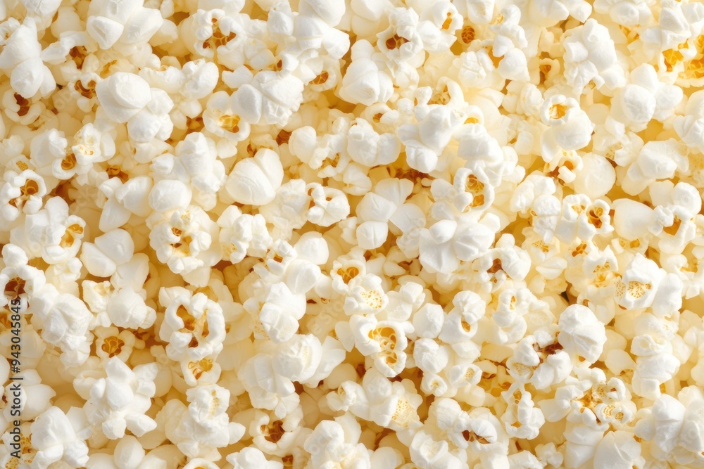 Close-up of fresh buttery popcorn texture Close-up of fresh buttery popcorn texture