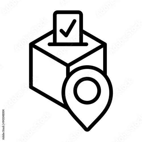 Polling Station Icon