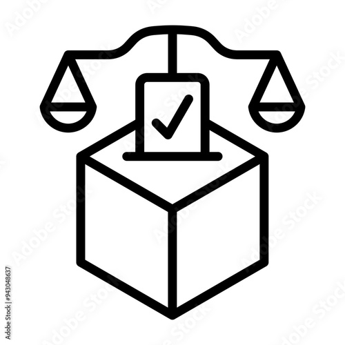Election Lawsuit Icon