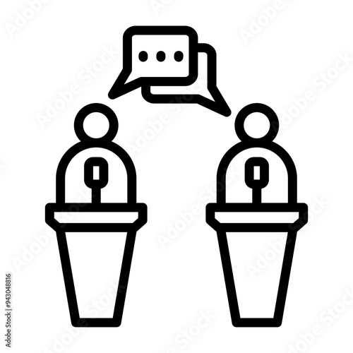 Political Debate Icon