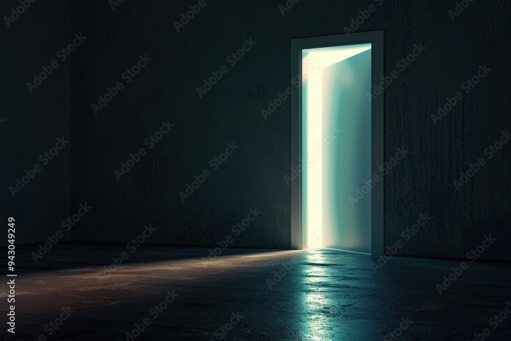 Beacon of Hope: A Bright Doorway to Abstract Freedom Beacon of Hope: A Bright Doorway to Abstract Freedom