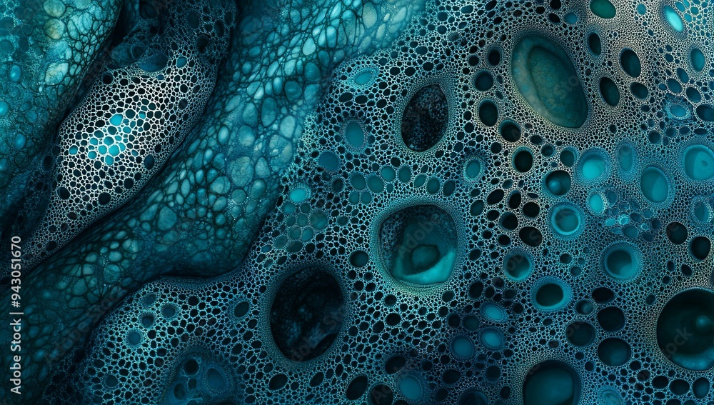 Microscopic View of Oceanic Fabric Patterns Microscopic View of Oceanic Fabric Patterns
