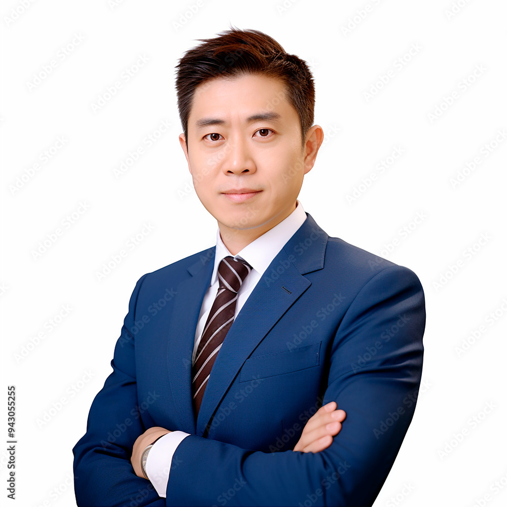 Avatar de un hombre adulto asiatico con traje y corbata Avatar de un hombre adulto asiatico con traje y corbata