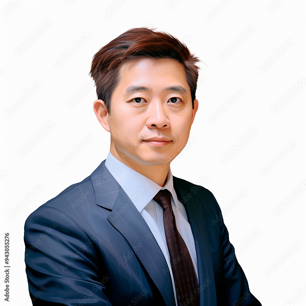 Avatar de un hombre adulto asiatico con traje y corbata Avatar de un hombre adulto asiatico con traje y corbata