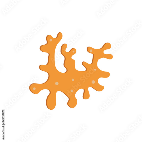 Coral logo icon design template flat vector