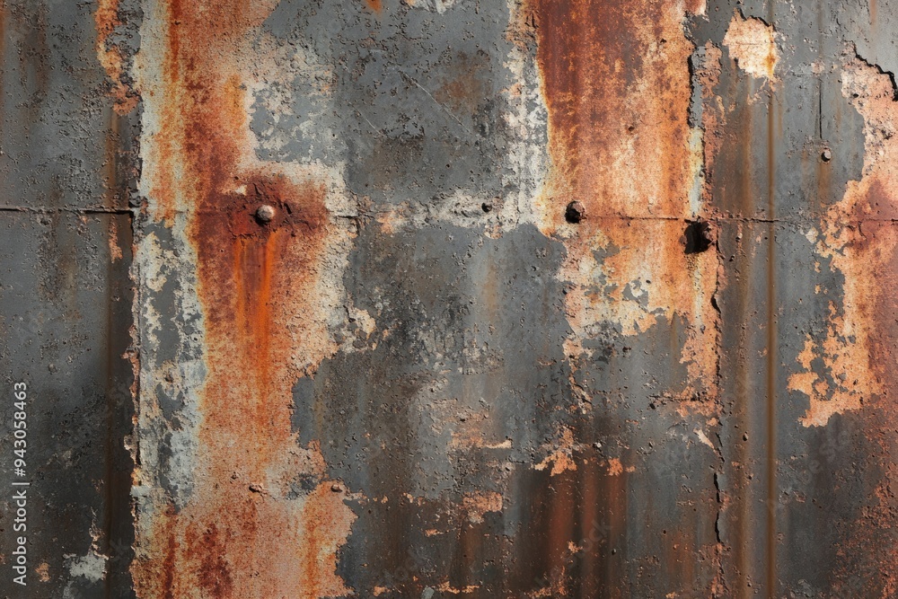 Rusty and Weathered Metal Sheet Rusty and Weathered Metal Sheet