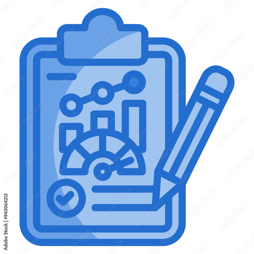 Performance Metrics Icon For Design Element Performance Metrics Icon For Design Element
