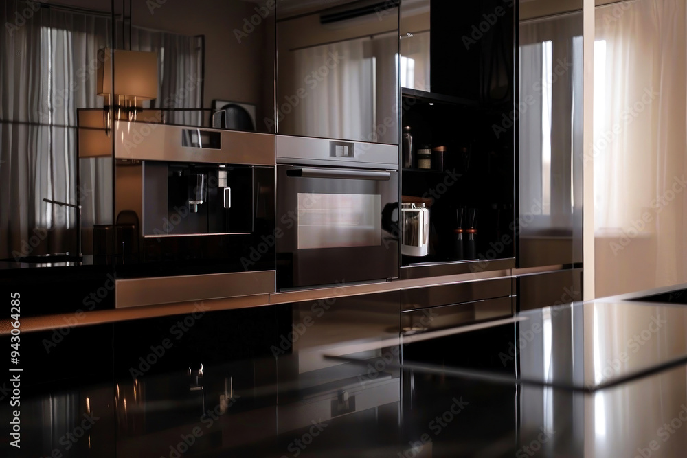 Discover this sleek, modern kitchen design featuring state-of-the-art appliances and elegant finishes Discover this sleek, modern kitchen design featuring state-of-the-art appliances and elegant finishes