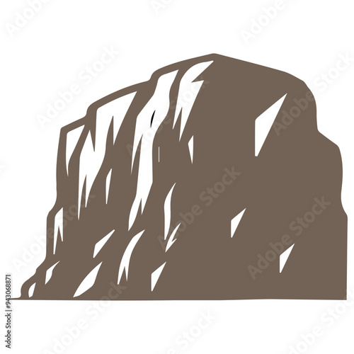  various stone and rock hand drawn vector illustration