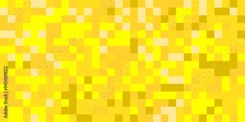 Abstract geometric background with a pixelated pattern in vibrant yellow and gold hues. This high-resolution illustration is perfect for website banners, social media graphics, and more. photo