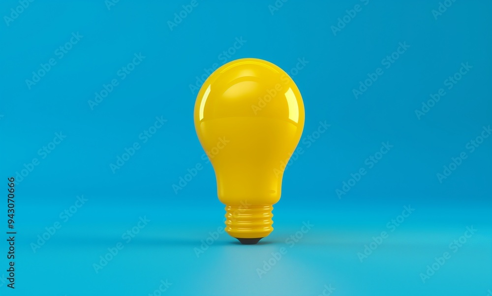 Light bulb isolate on background, symbolizes innovation and bright ideas in design Light bulb isolate on background, symbolizes innovation and bright ideas in design