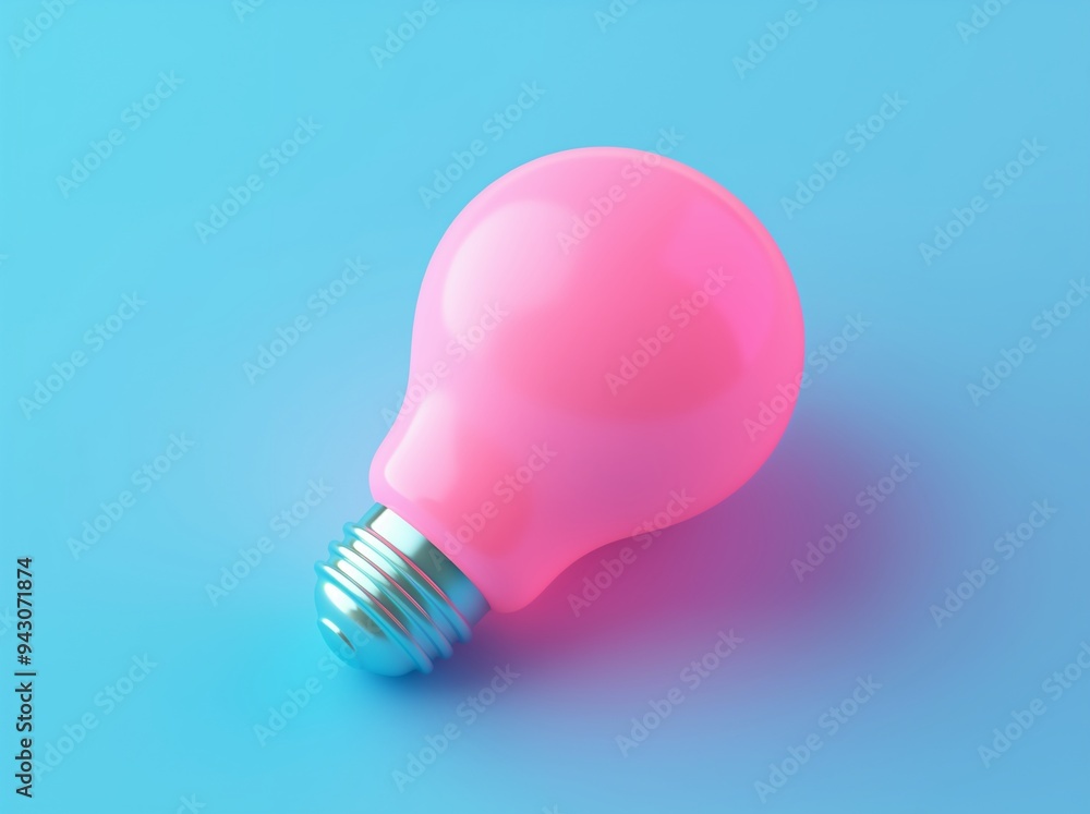 Light bulb isolate on background, symbolizes innovation and bright ideas in design Light bulb isolate on background, symbolizes innovation and bright ideas in design