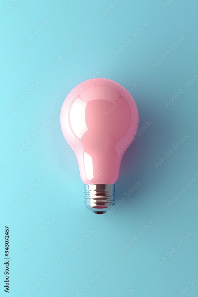 Light bulb isolate on background, symbolizes innovation and bright ideas in design Light bulb isolate on background, symbolizes innovation and bright ideas in design
