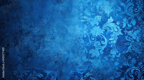 Elegant Sky Blue Wallpaper. Detailed High-Quality Design