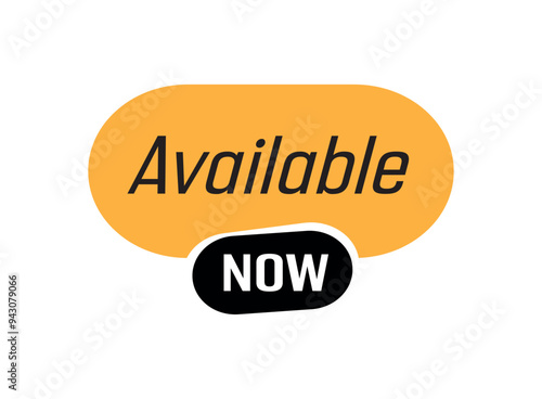 available now text information sign