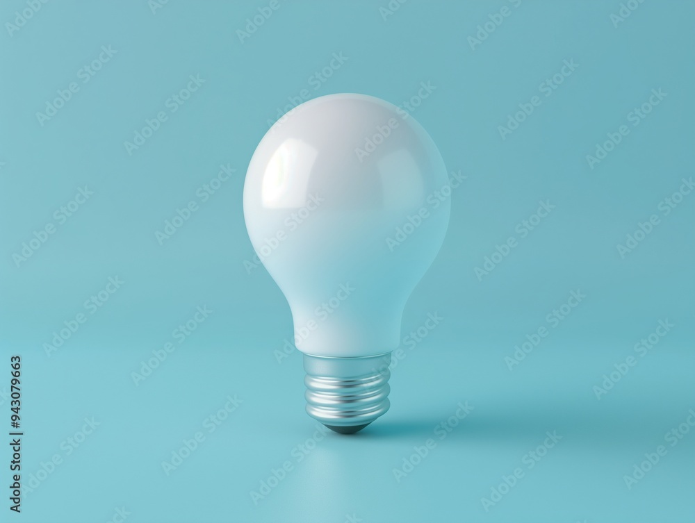 Light bulb isolate on background, symbolizes innovation and bright ideas in design Light bulb isolate on background, symbolizes innovation and bright ideas in design