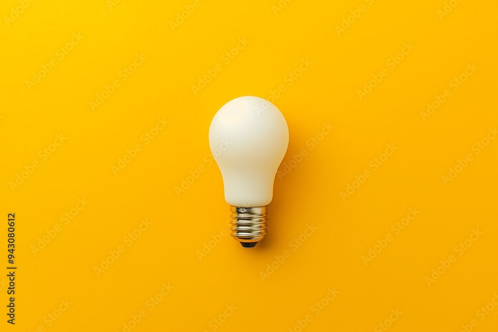 Light bulb isolate on background, symbolizes innovation and bright ideas in design Light bulb isolate on background, symbolizes innovation and bright ideas in design