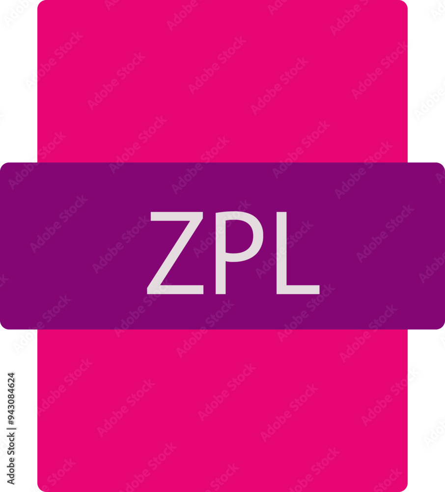 ZPL ip file extension icon color fill outer flat ZPL ip file extension icon color fill outer flat