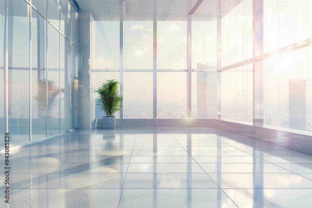 Modern Office Zoom Background. High-Detailed Wallpaper Design Modern Office Zoom Background. High-Detailed Wallpaper Design