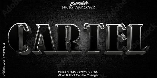 Cartel Text Effect Editable Alphabet Mafia Gangsta Gentleman Boss